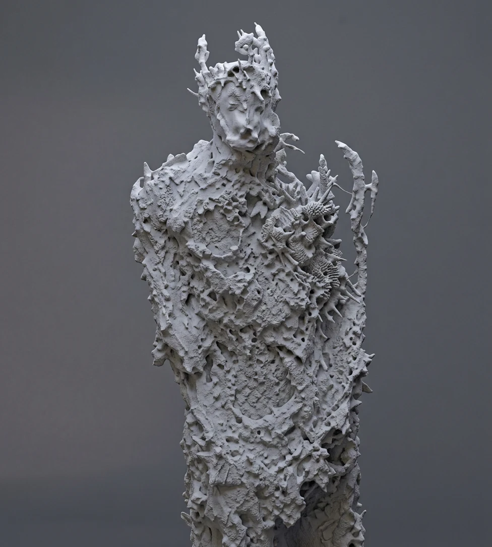 Photogrammetry displacement-map self portrait